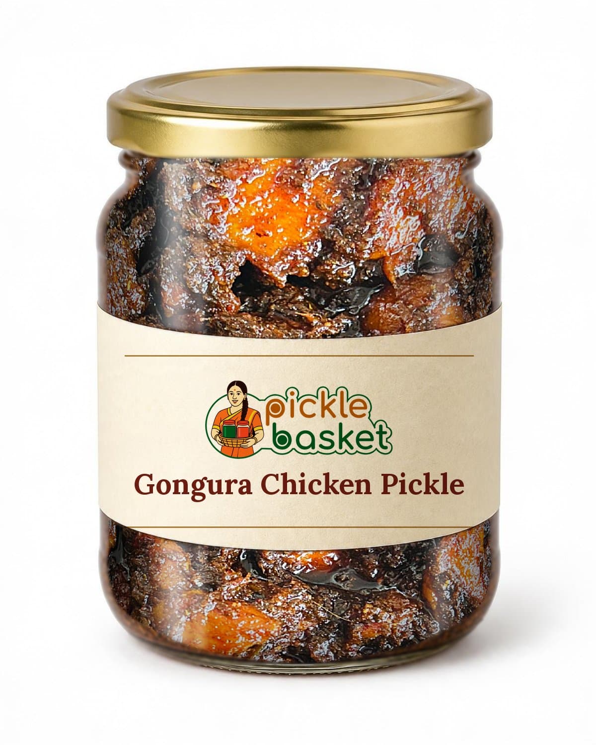 Gongura Chicken Pickle - Non-Vegetarian Pickle from Pickle Basket
